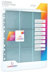 Gamegenic classeur cartes 9 pochettes latérales ultrasoniques 10 pièces cartes