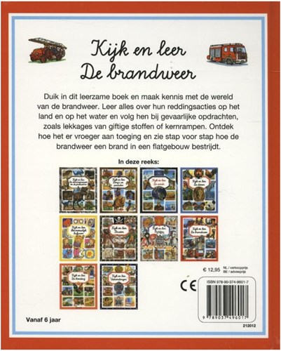 Kijk en leer : Le livre éducatif pour enfants sur les pompiers aventure pompier-2