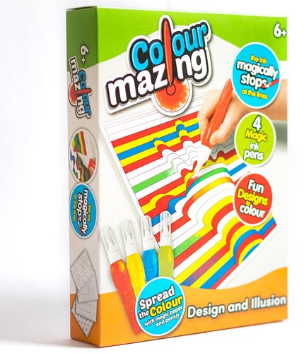 Colormazing coffret de coloriage design et illusion dessins magiques enfants