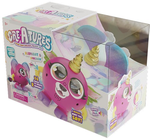 Creatures figurine jouet parlante marchante éléphant licorne fantaisie