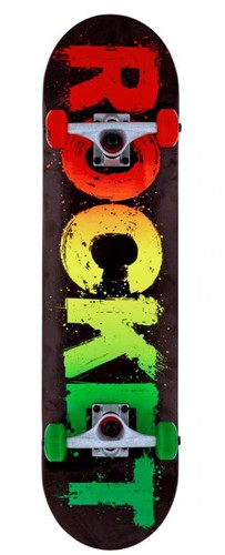 Rocket Skateboard Rasta Fade 8 pouces