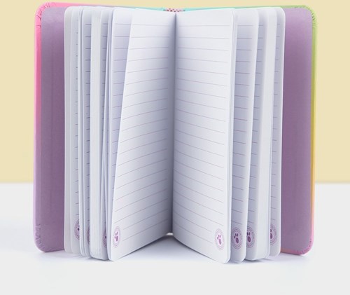 Studio Pets carnet avec stylo - cadeau design chat coloré A6-3