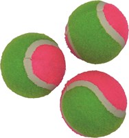 Spordas balles de tennis set - 3 pièces - balles colorées pour enfants