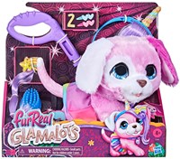 Hasbro FurReal Glamalots - Chien en peluche interactif avec accessoires
