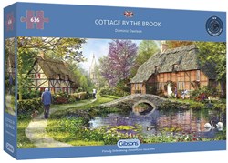 Gibsons puzzle Cottage by the Brook 636 pièces panoramique carton