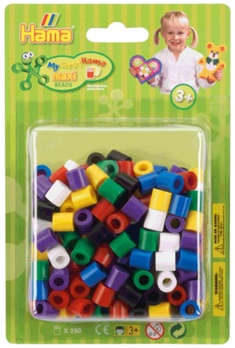 Hama perles à repasser maxi pastel mix - 500 pièces loisirs créatifs-2