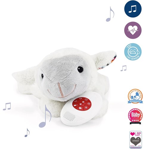 Zazu peluche mouton battement de cœur Liz avec capteur de pleurs et musique