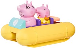 Toomies Peppa Pig jouet de bain pédalo avec Papa Pig et bouée de sauvetage
