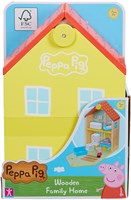 Maison familiale en bois Peppa Pig avec figurines et accessoires maison de poupée