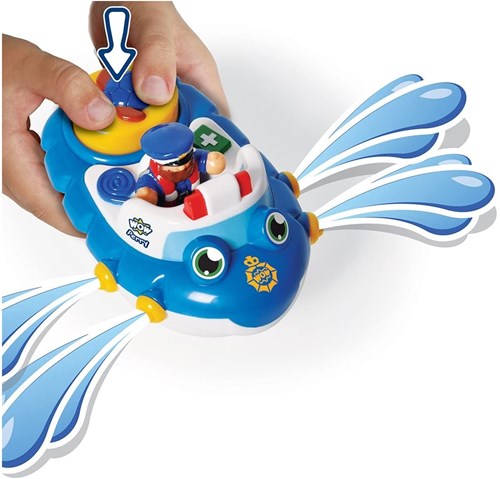 WOW Toys bateau de police jouet Perry pour enfants - jouet de bain-2