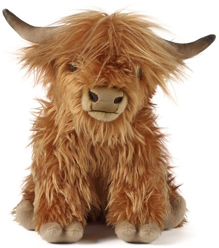 Living Nature peluche vache Highland grande doudou
