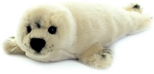 Living Nature Peluche Grand Phoque Gris