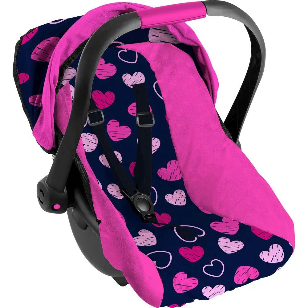 Amia siège auto poupée motif cœur rose jouet chaise poupée