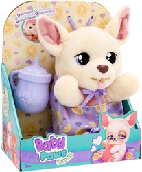 Baby Paws Yummy Chihuahua chien en peluche interactif marron jouet câlin