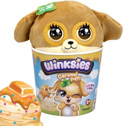 Caramel Puppy chien en peluche interactif marron avec son