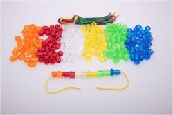 Perles à lacer Jumbo translucides TickiT
