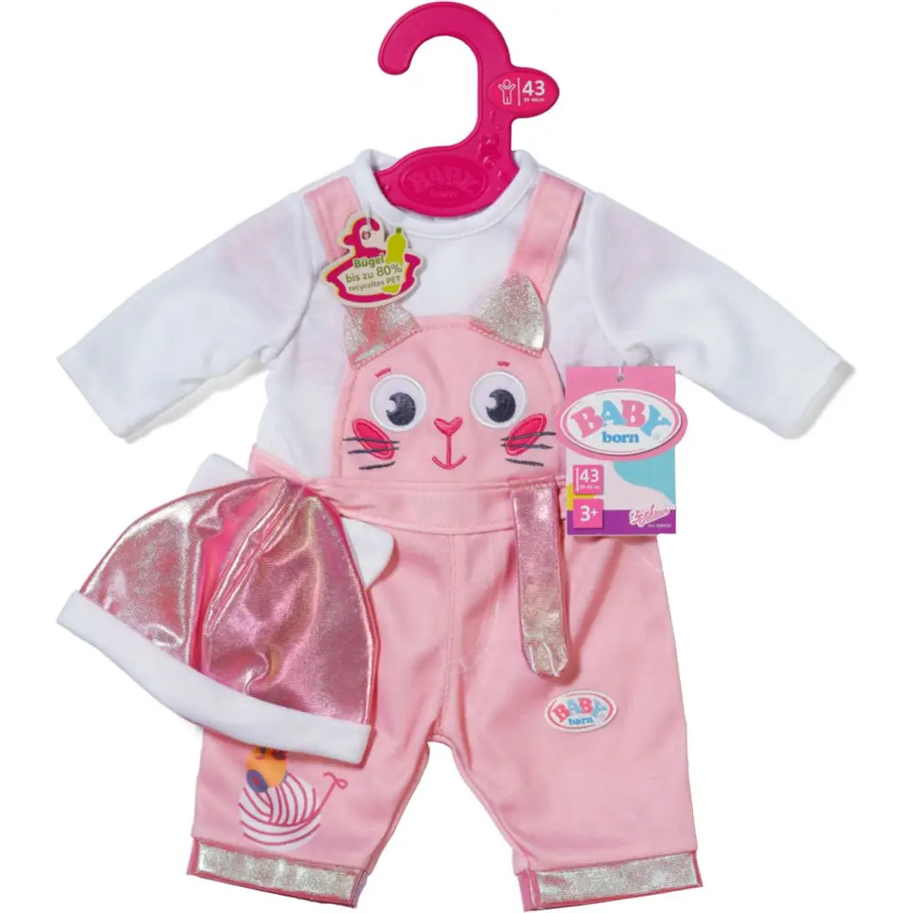 BABY born vêtements poupée grenouillère avec bonnet 43 cm - tenue poupée
