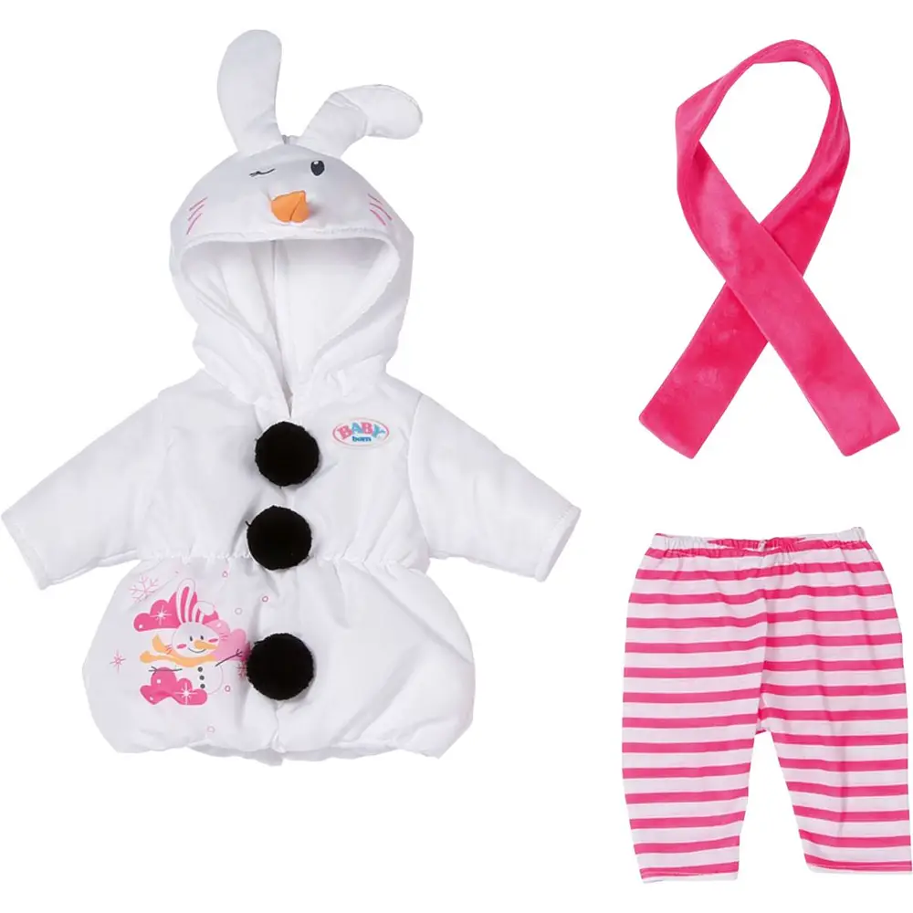 BABY born costume bonhomme de neige vêtements poupée 43 cm set hiver