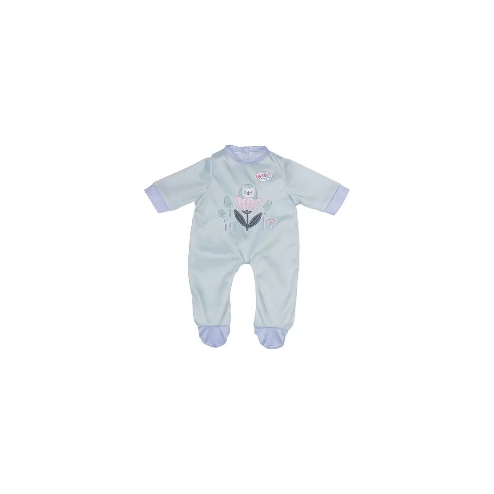 BABY born vêtement poupée grenouillère menthe 43cm motif forêt durable