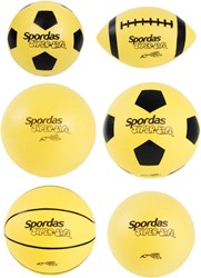 Spordas set de balles de sport SuperSafe - 6 pièces mousse vinyle