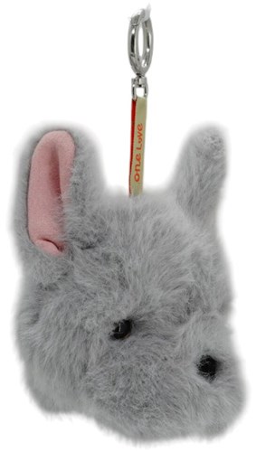One Love breloque bouledogue français Remy gris - accessoire bijoux-2