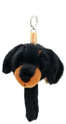 One Love pendentif teckel noir marron - accessoire bijou chien