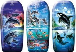 Hot Bodyboard 84cm.6 imprimé Dauphin/Orque/poisson