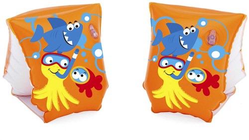 HOT Sports + Toys brassards de natation orange 23x15 cm pour enfants 3-6 ans