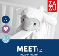 Zazu peluche mouton battement de cœur Liz avec capteur de pleurs et musique-2