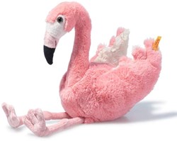 Steiff peluche flamant rose Jill, rose - 30 cm jouet câlin pour enfants