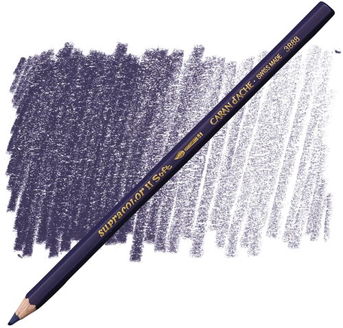 Caran d'Ache crayon aquarelle bleu indigo professionnel créatif
