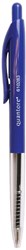 Quantore stylo à bille bouton poussoir bleu confort écriture bureau