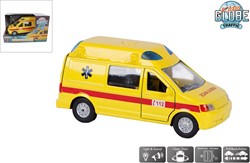 Kids GLOBE voiture ambulance jouet die cast avec lumière et son 13cm