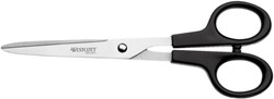 Westcott ciseaux acier inoxydable 18cm noir - ciseaux de bureau poignée plastique