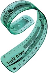Quantore règle flexible 30 cm Twist'n Flex incassable école