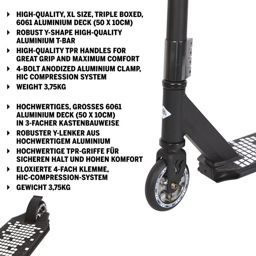Schildkröt trottinette freestyle Kickless - trottinette pour tricks et skatepark-2