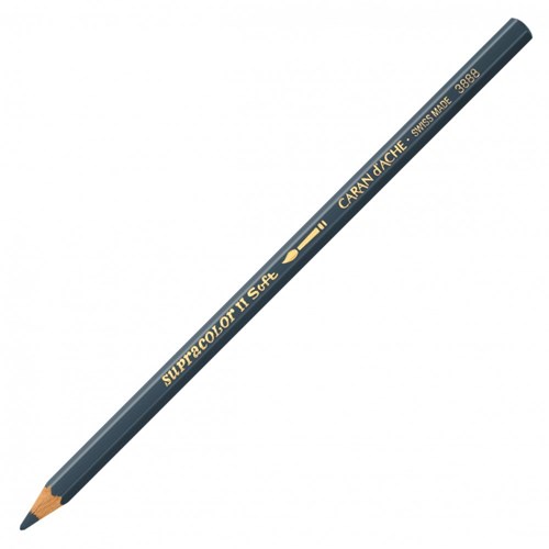 Caran d'Ache crayon aquarellable gris-noir - jouet créatif pour enfants et adultes-2