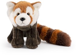 Living Nature panda roux peluche - jouet en peluche animal câlin