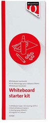 Quantore kit de démarrage tableau blanc avec aimants et set de nettoyage