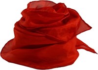 Sarah's Silks foulard de jeu soie 53x53cm rouge - jouet créatif-2