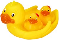 Mom's Care jouet de bain canards - porte-savon - sans BPA - 3 pièces