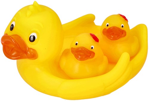 Mom's Care jouet de bain canards - porte-savon - sans BPA - 3 pièces