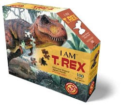 MAD CAPP puzzle dinosaure T-Rex 100 pièces carton