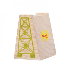 BigJigs blocs hauts pour circuit en bois - lot de 12 - pack d'extension
