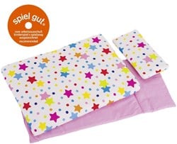 Goki Linge de lit pour poupées, étoiles