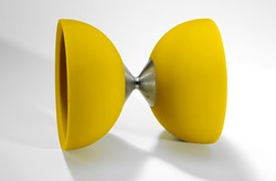 Acrobat - 105 diabolo caoutchouc - Jaune