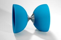 Acrobat - 105 diabolo caoutchouc - Bleu clair