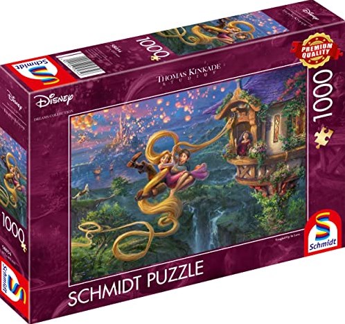 Schmidt puzzle Disney Raiponce Tangled 1000 pièces dessin animé-3