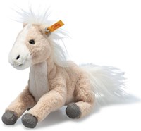 Steiff cheval en peluche Gola - peluche 18 cm beige - jouet sûr pour enfants