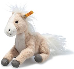 Steiff cheval en peluche Gola - peluche 18 cm beige - jouet sûr pour enfants